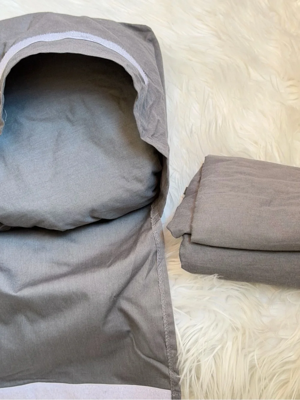 Mainstays Gray Cotton Blend Sheet Set - Solid Gray